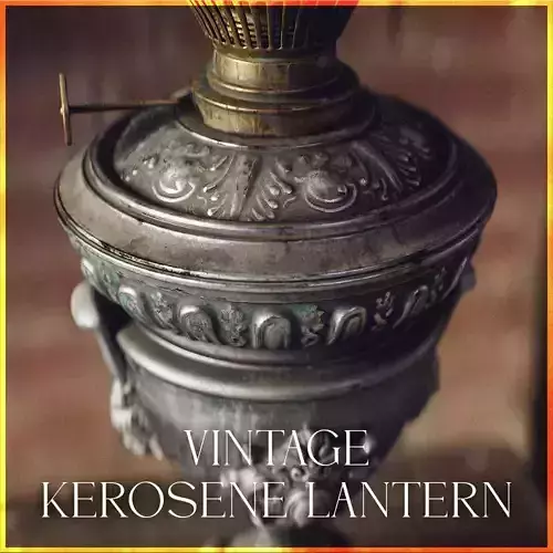 Vintage Kerosene Lamp - Game-Cinematic Ready PBR Prop