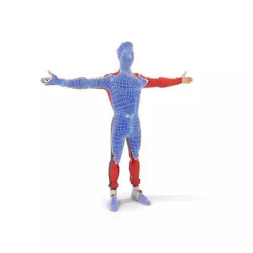 Race Car Driver Uniform model pack Low-poly 3D model 5