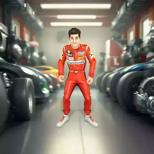 Race Car Driver Uniform model pack