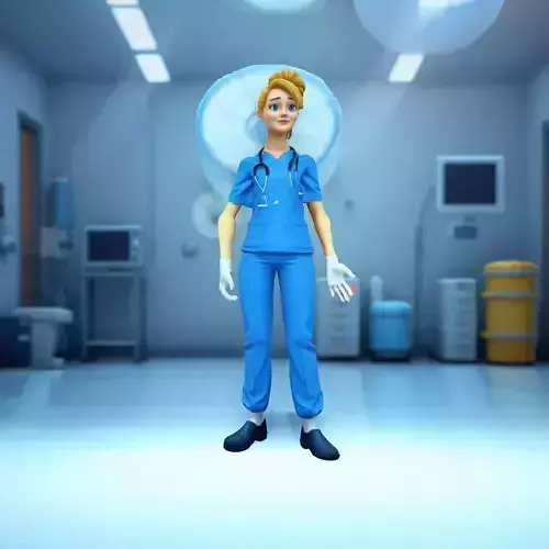 Blue Medical Professional model pack