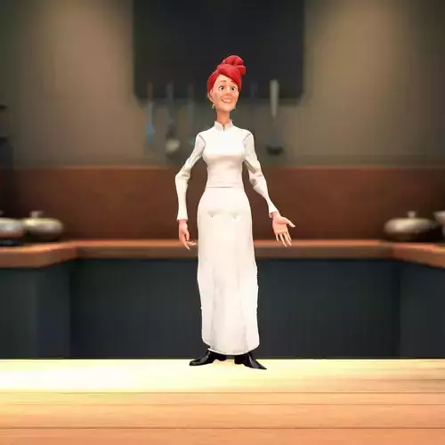 Animated Chef Character model pack