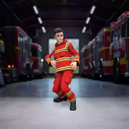 Firefighter Uniform model pack