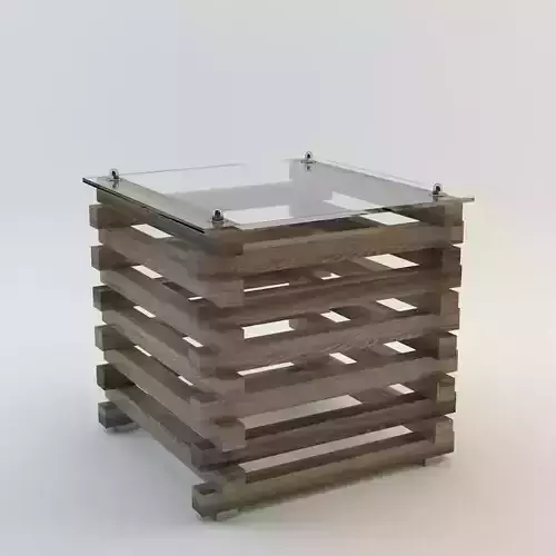 Andrew Martin - Bertrand Log Side Table 3D model