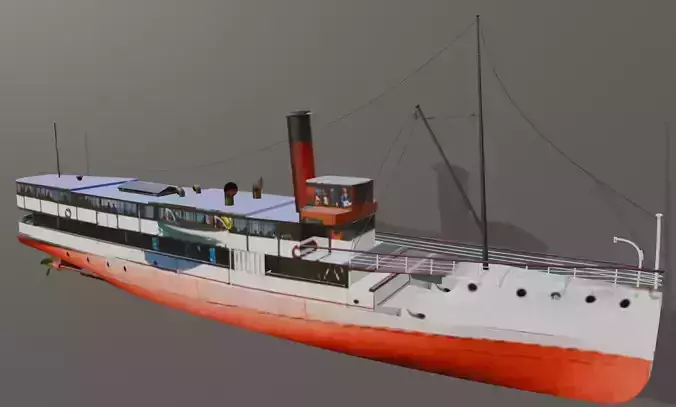 Basic Tss Ernslaw Queenstown New Zealand 3D model