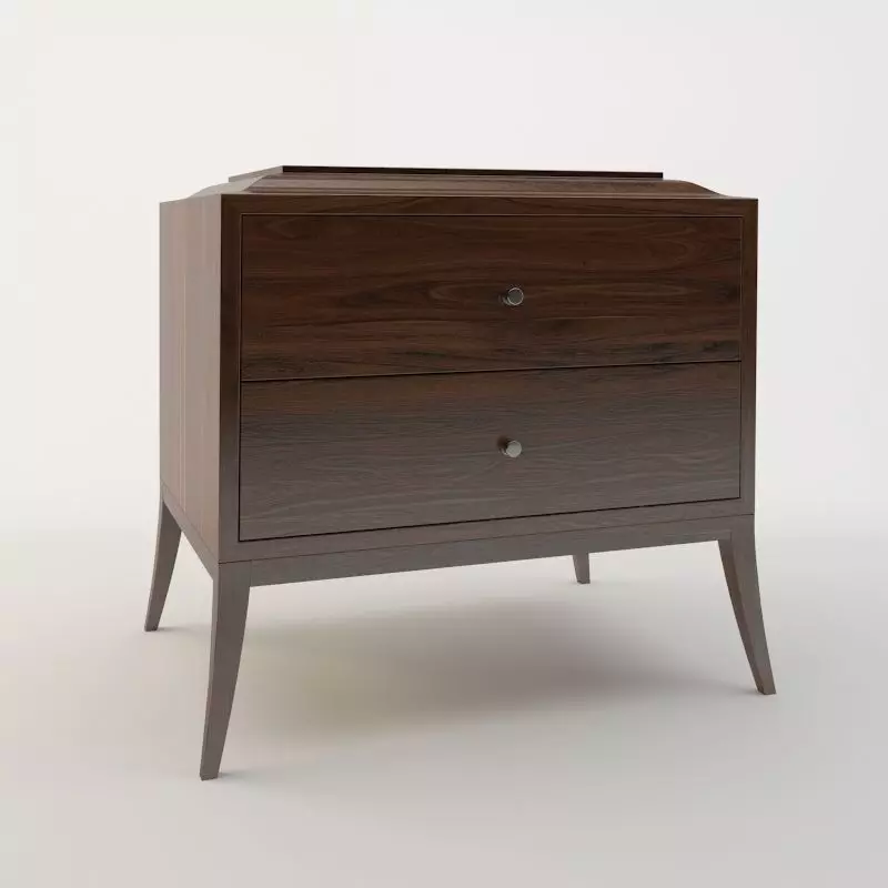 AdVivum Kensington Bedside Table 3D model_0