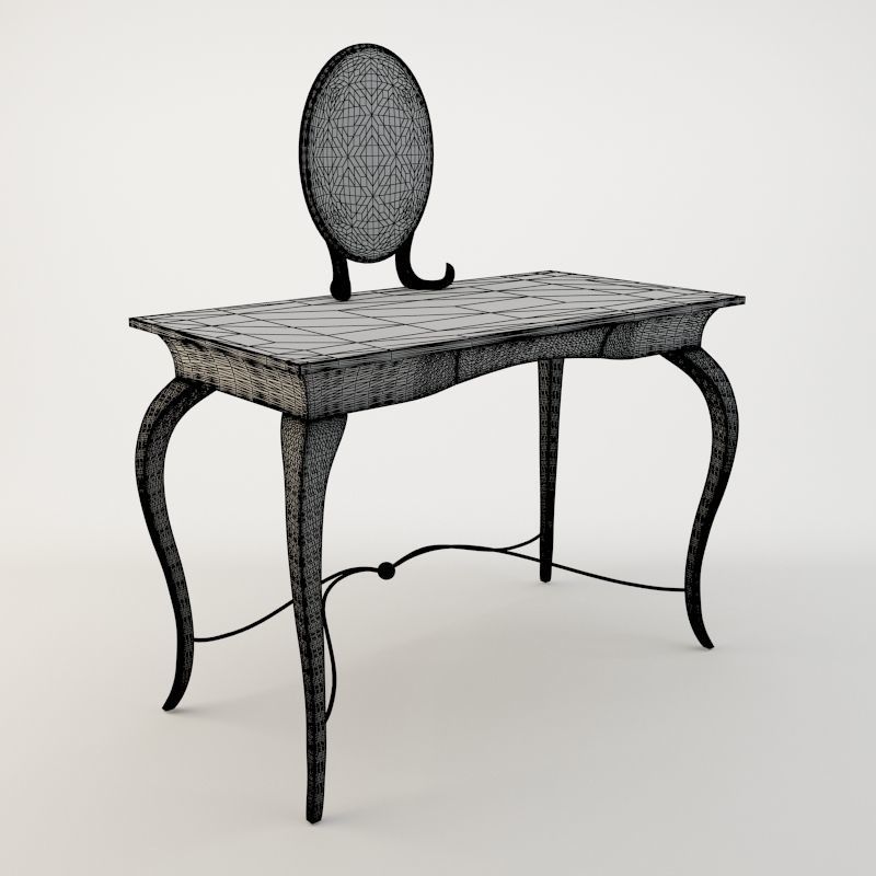 AdVivum Georgina Dressing Table 3D model_1