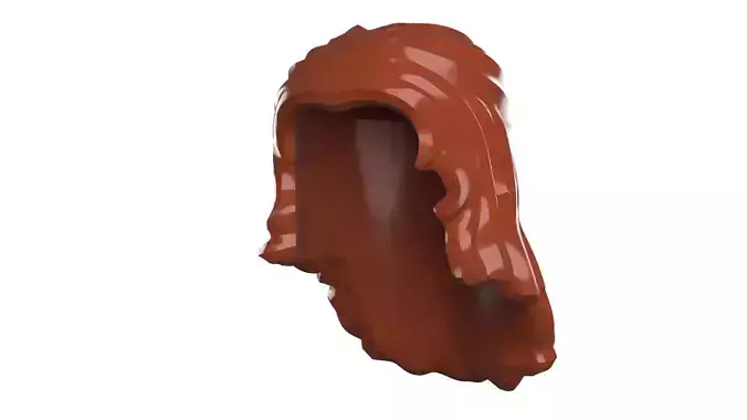 Custom3Dprint Minifigure Accessory - Minifigure Hair S2 - 120