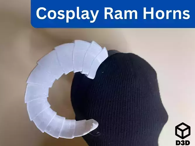 Cosplay Ram Horns