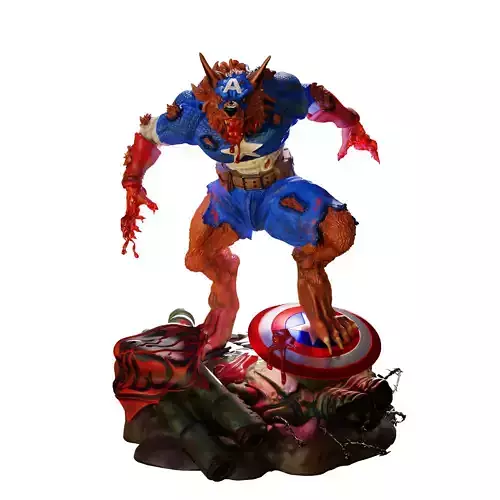 Captain America werewolf