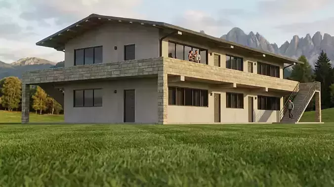 Two-Story Residential Building