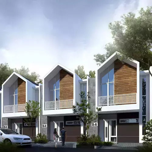 Modern Minimalist House Design 6x12m 60 sqm 2 Floors Skp Only