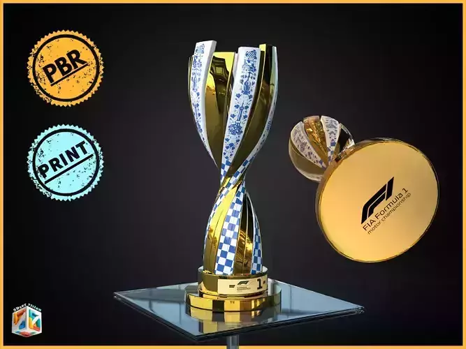 F1 Chinese Grand Prix Trophy Award - cinematic - 3d print
