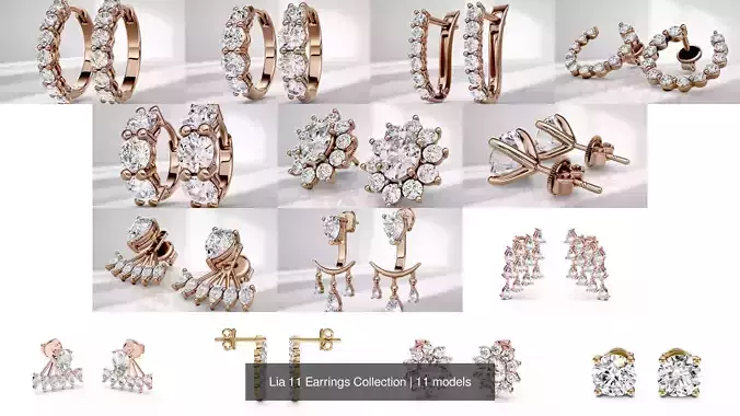 Lia 11 Earrings Collection