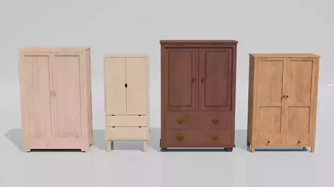 Wardrope Wood Set 