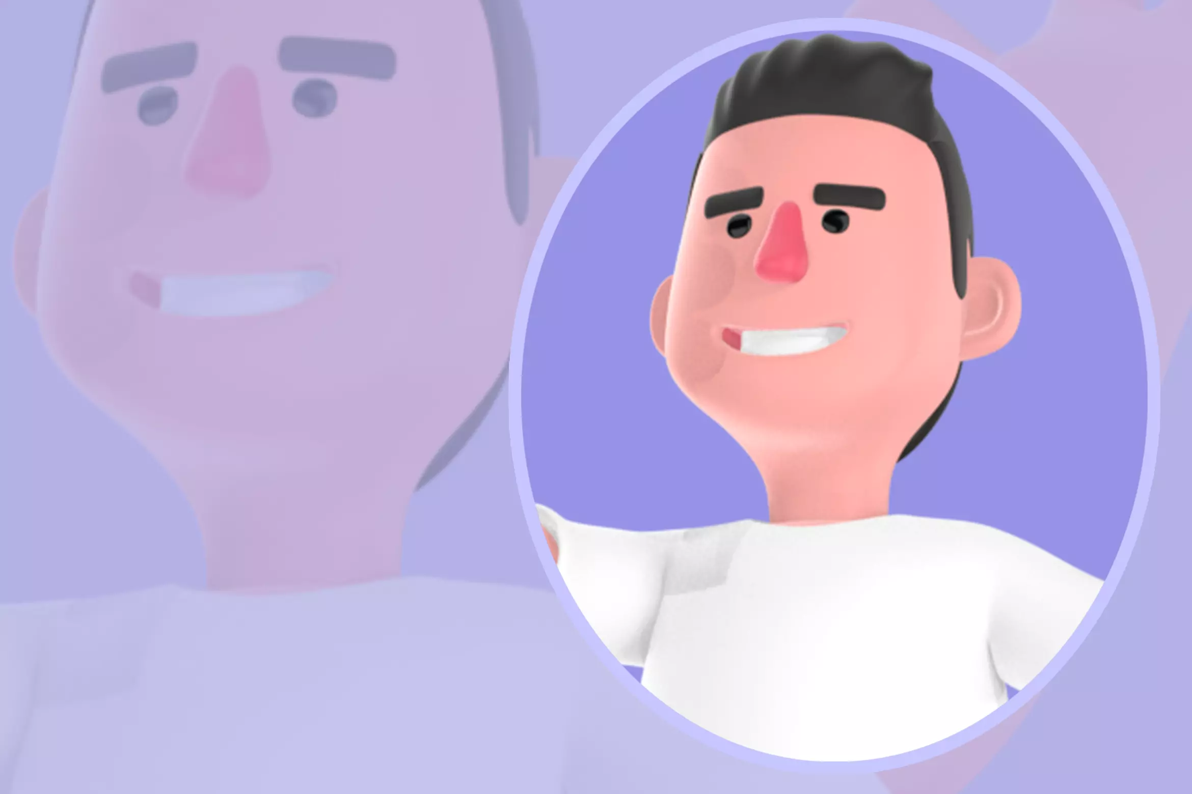 Stylized 3D Male Photographer Character - Cheerful Vlogging Pose 3D model
