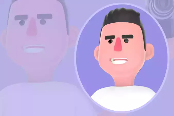 Stylized 3D Male Photographer Character -  Holding Camera Up