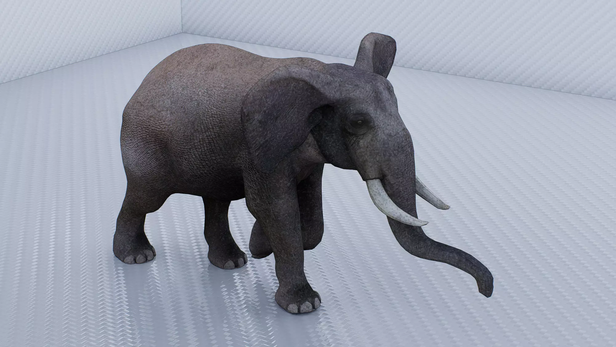 Elephant Low-poly 3D model