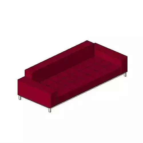 Banquette - 3 places Free 3D model