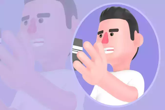 Stylized 3D Male Photographer Character - Cartoon Studio Man