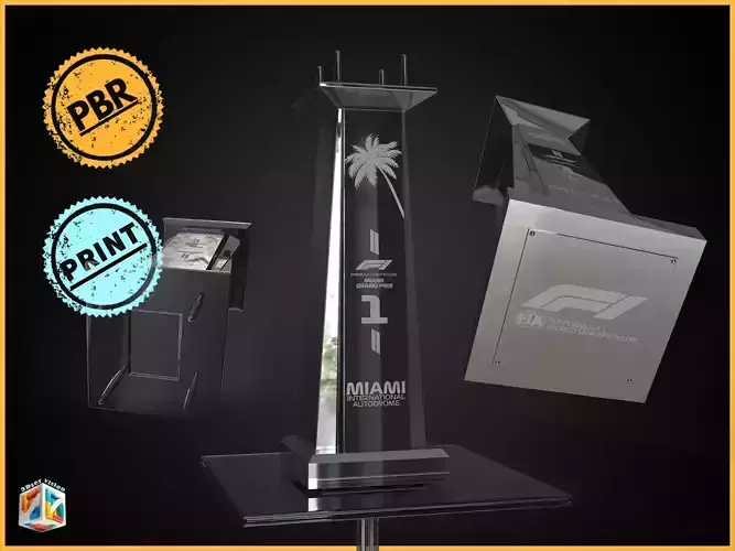F1 Miami GP Trophy Award