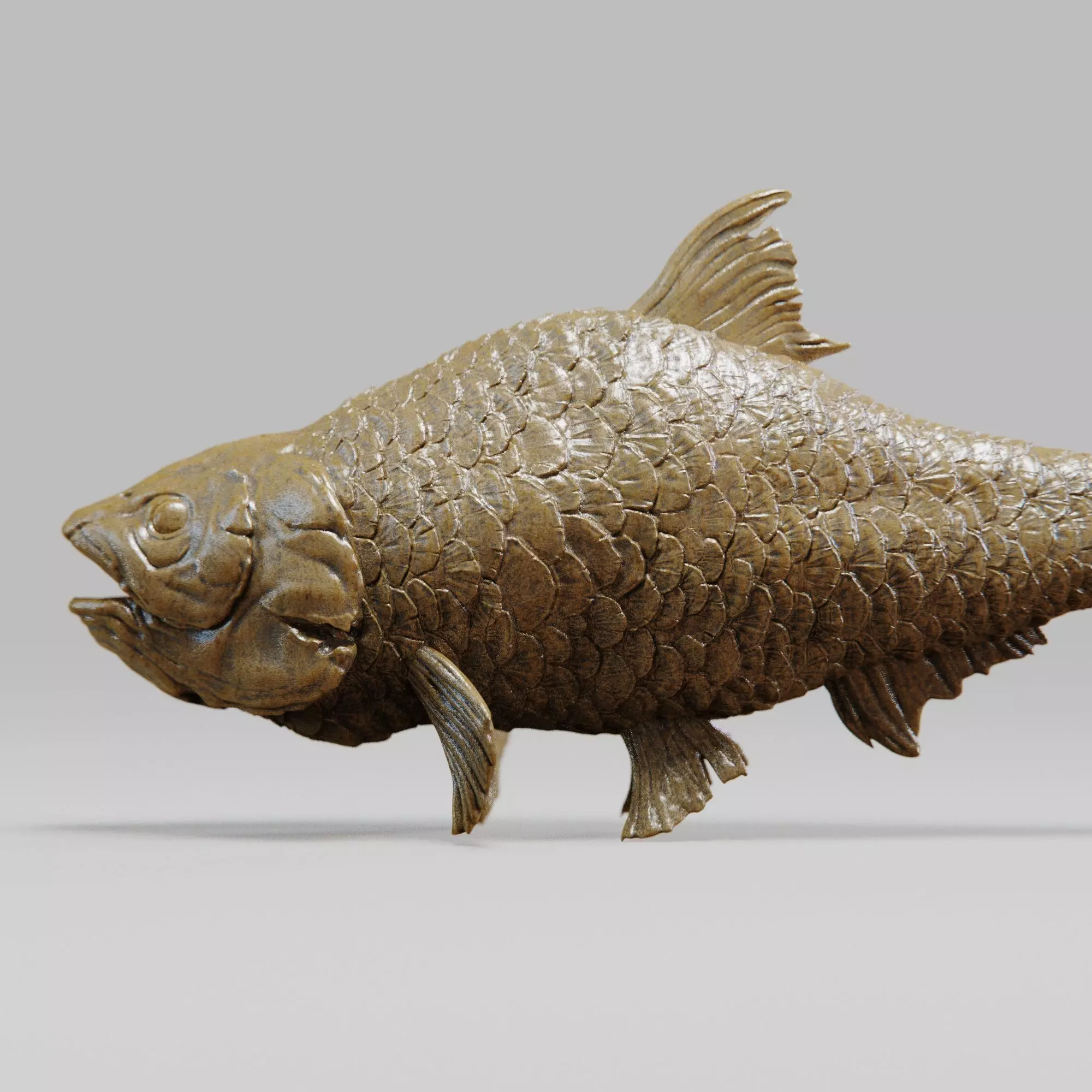 fish big 3D print model