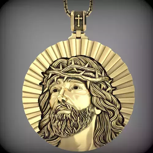 Jesus Head Pendant