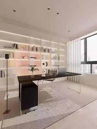 Modern Studio 3D model 3
