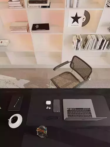 Modern Studio 3D model 4