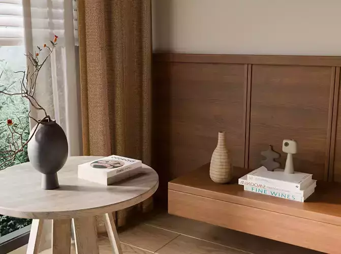 Medieval-style bedroom 3D model 3