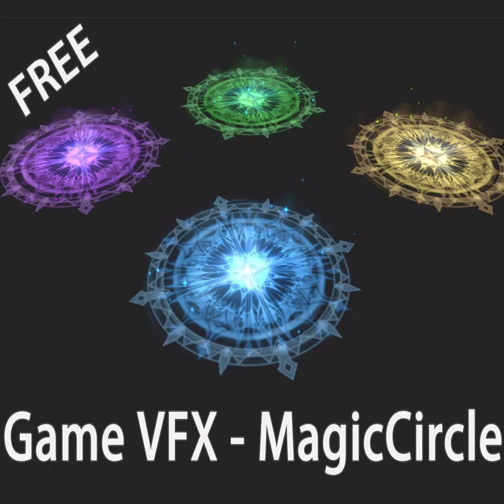 Unity Game VFX - Magic Circle Free 3D model