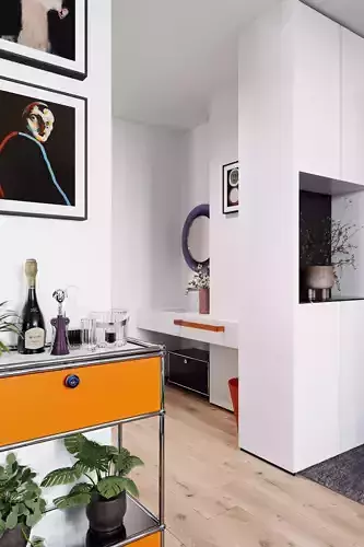 Modern Bauhaus Living Room 3D model 6