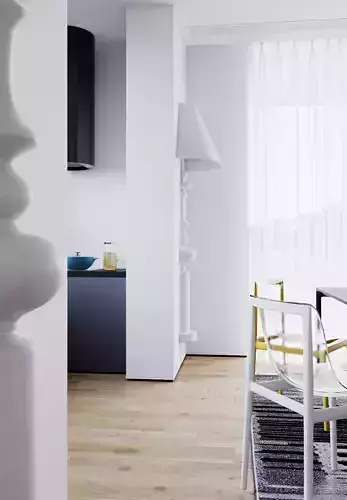 Modern Bauhaus Living Room 3D model 5