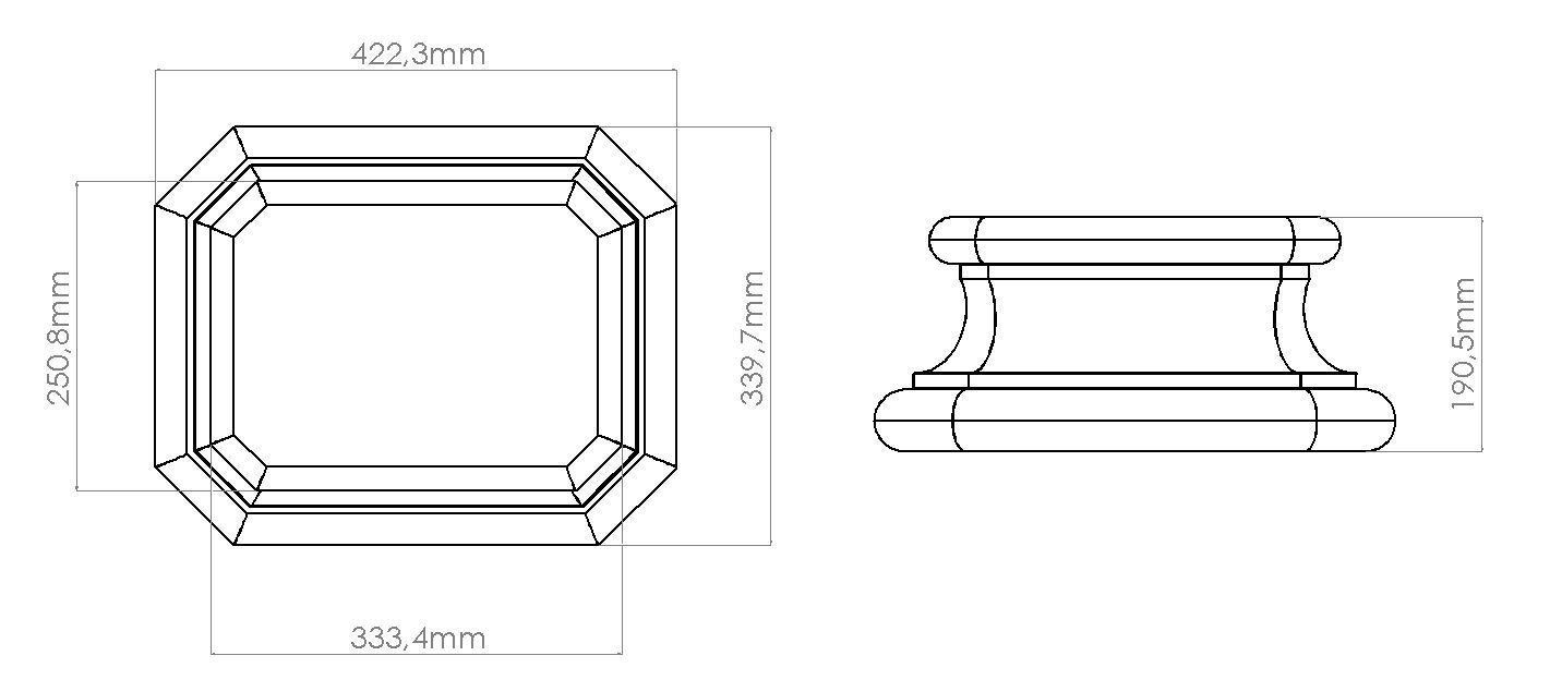 Marble Socle 01 3D print model_5