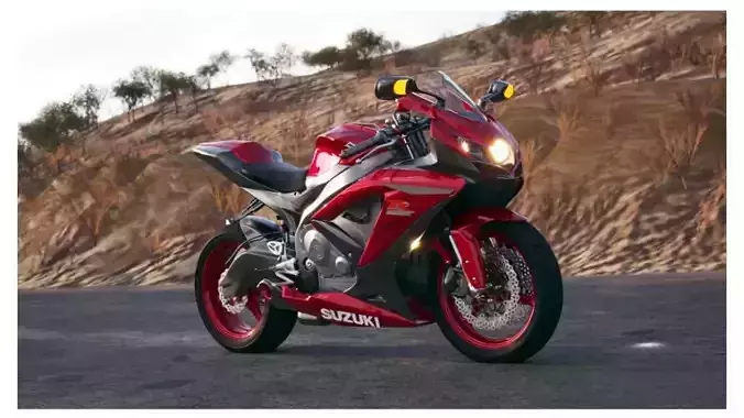 Imitation motorcycle race