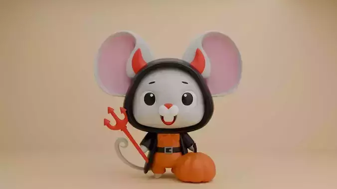 Halloween wizard mouse 11