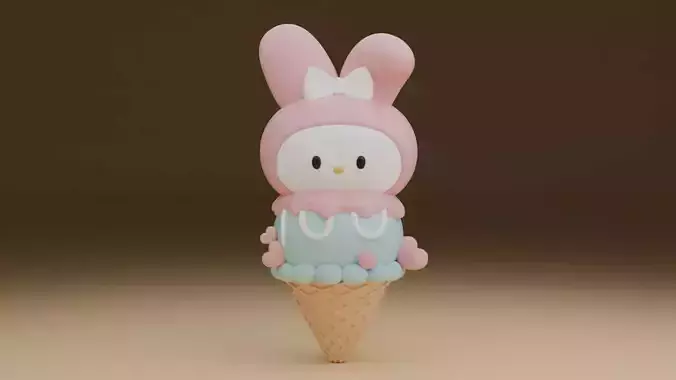 Ice cream sanrio melody 12