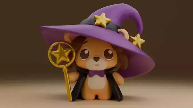 Halloween wizard lion 03