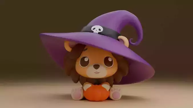 Halloween wizard LION 02