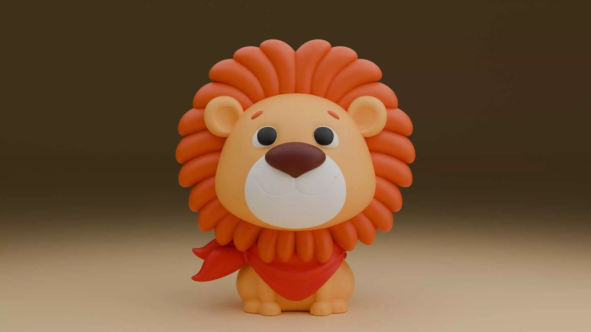 LION figure 3D print model