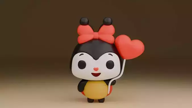 Valentine ladybug 01