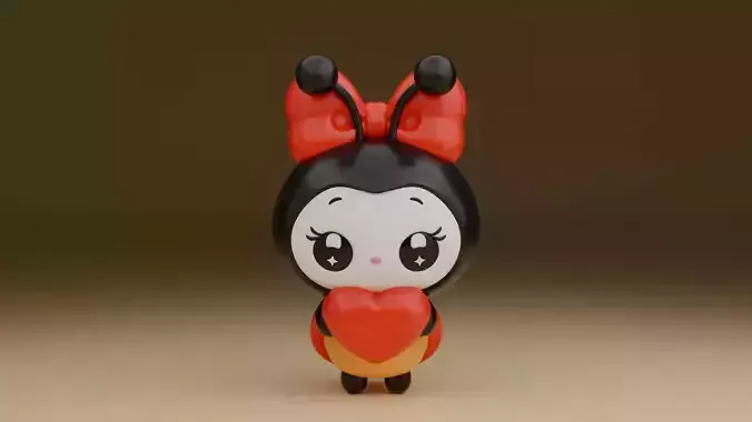 Valentine ladybug