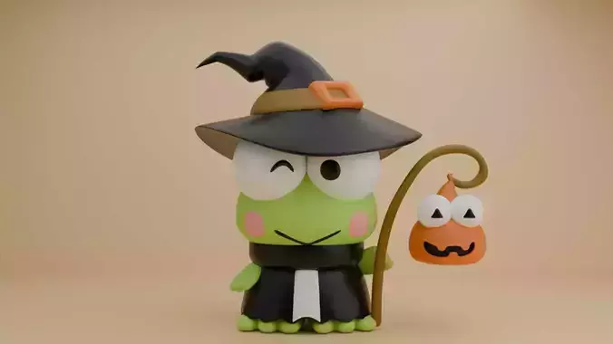 Halloween sanrio keroppi 08