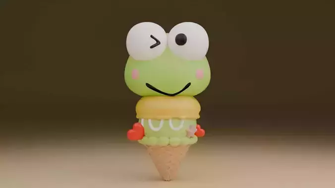 Ice cream keroppi 06