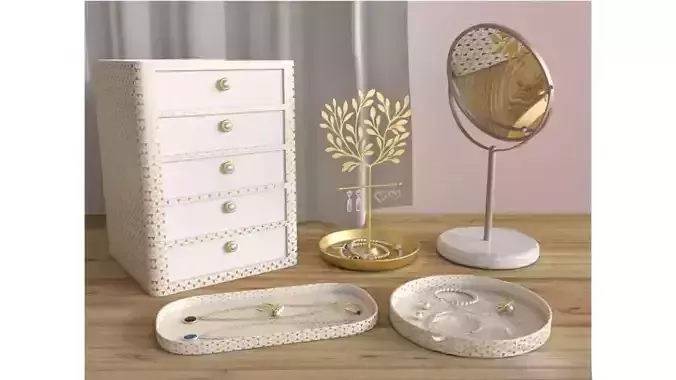 Light luxury retro style jewelry