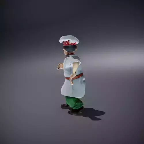 Charming Italian Chef model pack