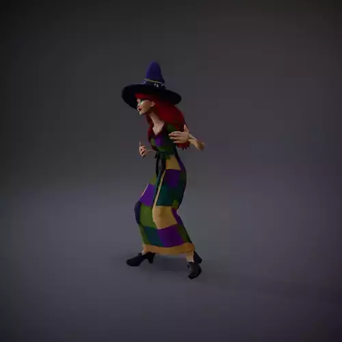 Vibrant Witch Character model pack