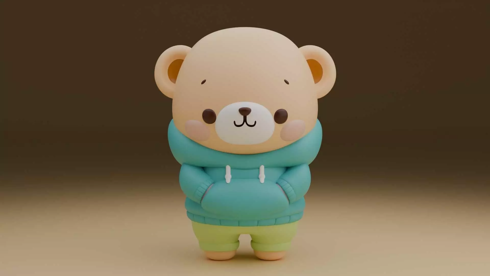 bear 114 3D print model