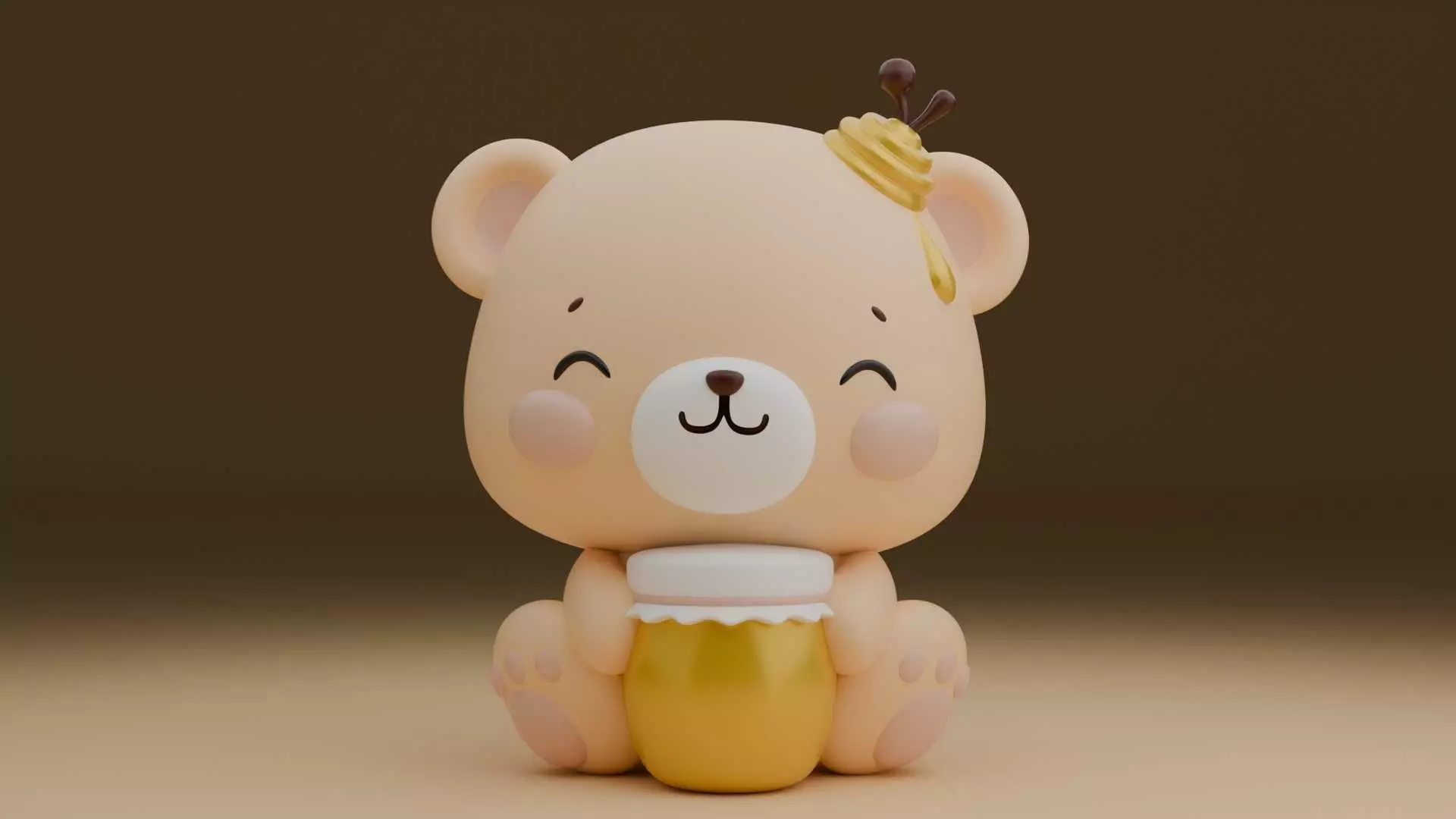 Honey bear 106 3D print model