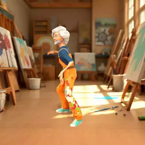 Energetic Artist model pack