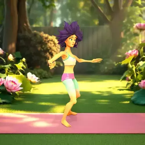 Vibrant Athletic Character model pack